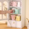 Joybos¬Æ Metal Desktop Display Cabinet With Drawers