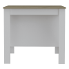 Brooklyn Antibacterial Surface Kitchen Island, Three Concealed Shelves