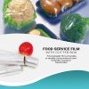 4 Rolls Food Service Film 24" x 2000' with Cutter Box. PVC Food Wrap Film. Food Service Grade Film for Bakery; Deli; Restaurant; Kitchen. Commercial G