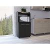 Rockford Kitchen Cart, Open Shelf, Double Door Cabinet, Two Interior Shelves